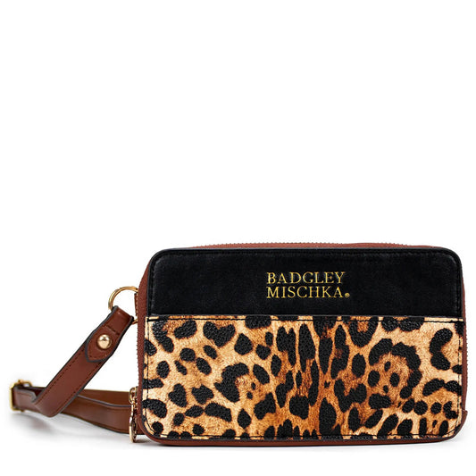 Leopard Vegan Leather Pouch Belt Bag-0